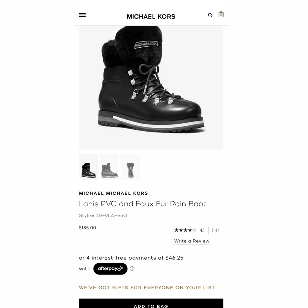 MICHAEL MICHAEL KORS Lanis Faux Fur Boot Size 7 – Brand New / Rare - Picture 12 of 12